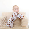 Brady Football ZIP Bamboo One Piece Baby Outfit
