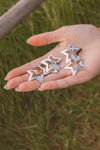 Silver Starlet Snap Clip 5-pack