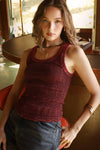 NIKIBIKI Vintage Reversible Lace Top