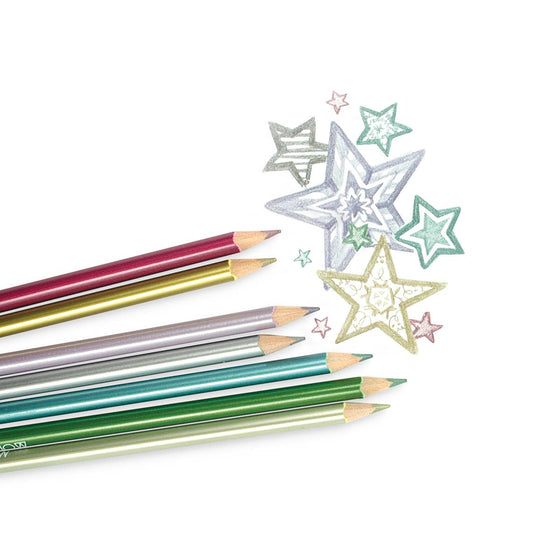 Ooley Modern Metallics Colored Pencils - Set of 12