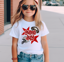  Red Game Day Football Kids T-Shirt