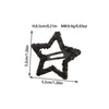 Beau - Sparkly Star Shape Alloy Hair Clip Set