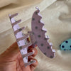 Stylish Polka Dots Large Acetate Hair Claw MK2PPM6W6HCP285