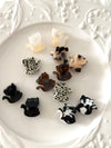 Mini Cat Kitty Hair Clips (DOJUA)