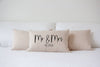 Mr. & Mrs. Est. 2026 Pillow