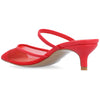 Allana Pointed Toe Kitten Heels In Mesh