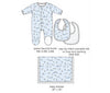 BA BA BABY BLUE MODAL 3PC GIFT SET