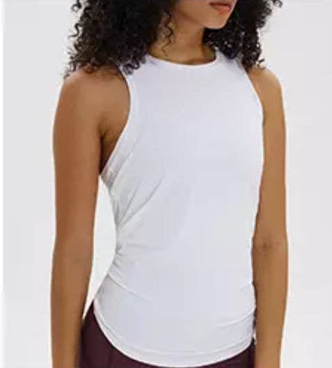 Open Back Knotted Sports Tank Top