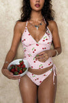 Cherry Checkered Tankini Set