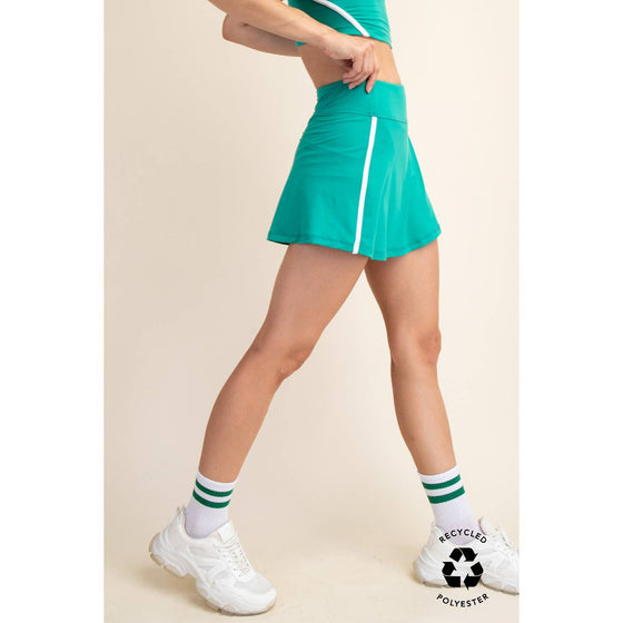 RECYCLED BUTTER SKORT