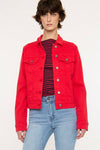 KAN CAN RED ZIG ZAG STICH JACKET