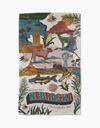 Greetings From Nebraska Tea Towel