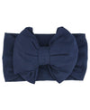 Girls Dark Navy Big Bow Headband