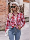 Casual Fashion Oversized Loose Plaid Shir