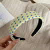 Retro Polka Dots Print Wide Headband MK2PPIM6W6HBD74