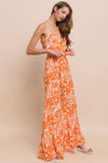 ONE SHOULDER PRINTED JUMPSUIT
