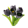 Pack of 5 Stems Real Touch Medium Open Tulip