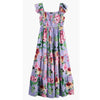 Tween Floral Smocked Bodice Maxi Dress