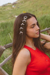 Silver Starlet Snap Clip 5-pack