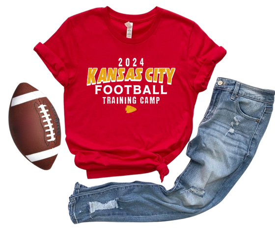 2024 Kansas City Football Training Camp Red Tee