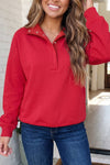 LAS Solid Snap Button Collar Sweatshirt (S-2XL)