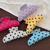 Stylish Polka Dots Large Acetate Hair Claw MK2PPM6W6HCP285