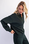MODAL POLY SPAN SCUBA LUXE HALF ZIP JACKET