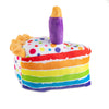 Birthday Cake Slice Squeaker Dog Toy