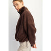 SHERPA MOCK NECK QUARTER ZIP JACKET