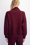 MODAL POLY SPAN SCUBA LUXE HALF ZIP JACKET