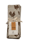 Henriette Placemat Earth Brown S/4