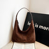 Vintage Suede Tote Commuter Underarm Bag MK2BLW6W10BBG699