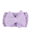 Girls Lavender Big Bow Headband