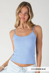 NIKIBIKI White Polka Dot Strap Cami