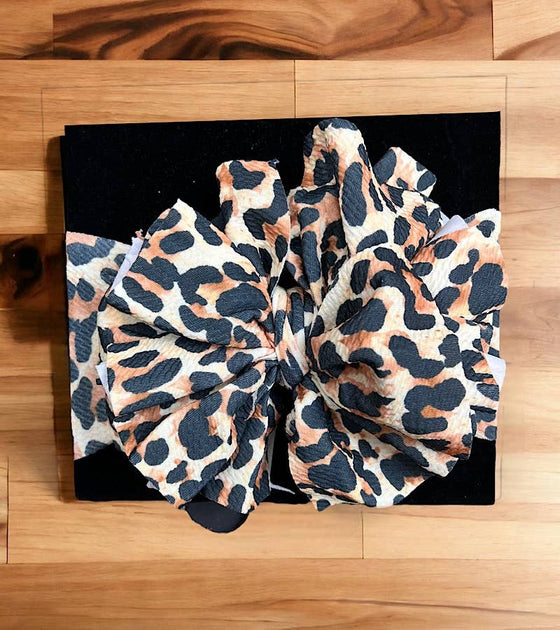 ANIMAL PRINTED LARGE HEADBAND.  F-DLH2347K