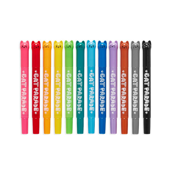 Ooley Cat Parade Gel Crayons - Set of 12