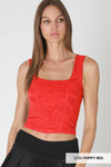 NS8396 - Double Lace Square Crop Top