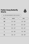 Flutter Away Butterfly Shorts - Petal Pink