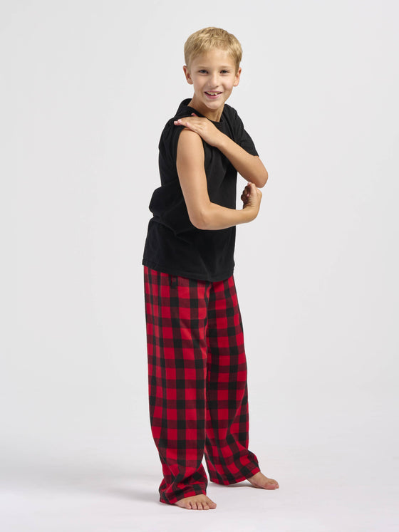 Youth Poly Flannel Pant