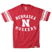  Nebraska Huskers Youth Boys Sleeve Stripe SS Tee