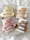 Minimal Matte Snap Hair Clip Set (DIVO)