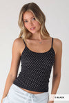 NIKIBIKI White Polka Dot Strap Cami