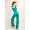 RECYCLED BUTTER WIDE LEG JUMPSUIT