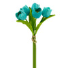Pack of 5 Stems Real Touch Medium Open Tulip