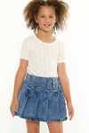 YOUTH PLEATED MINI SKORT-