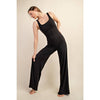 RECYCLED BUTTER WIDE LEG JUMPSUIT