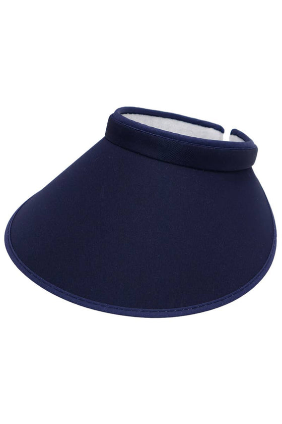 Seamless Basic Wide Brim Clip-On Sun Visor