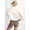 SHERPA MOCK NECK QUARTER ZIP JACKET