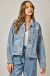 Floral Printed Denim Jacket