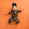 Jack Zip Bamboo Halloween Pumpkins Baby Outfit